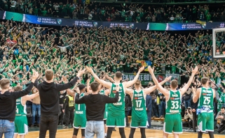 "Žalgiris" tęsia seriją – išpardavė bilietus ir į kovo pabaigoje vyksiančias rungtynes